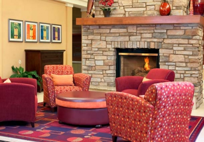 Residence Inn by Marriott Melbourne Lobby Fireplace