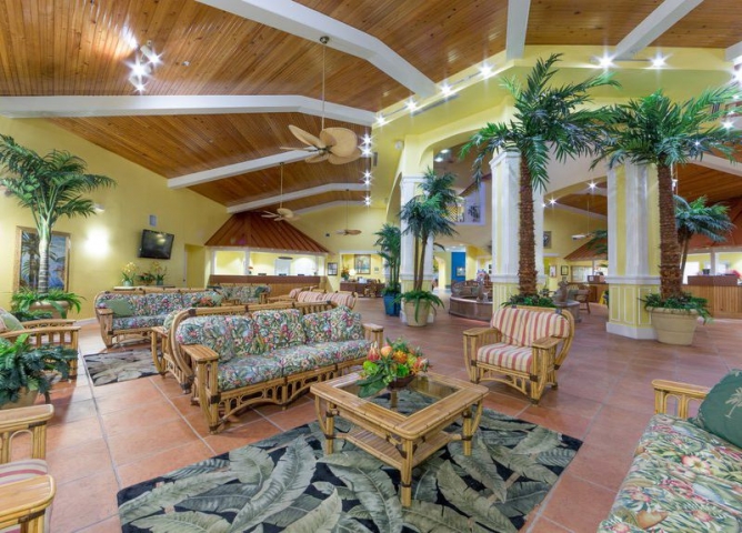 Holiday Inn Club Vacations Cape Canaveral Beach Resort Reception Area