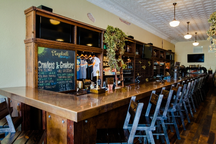 Playalinda Brewing Company- Hardware Store Interior Seating