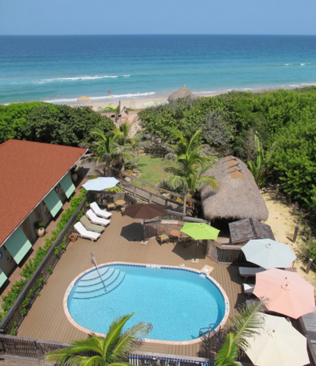 Seashell Suites Resort Pool View from the Air