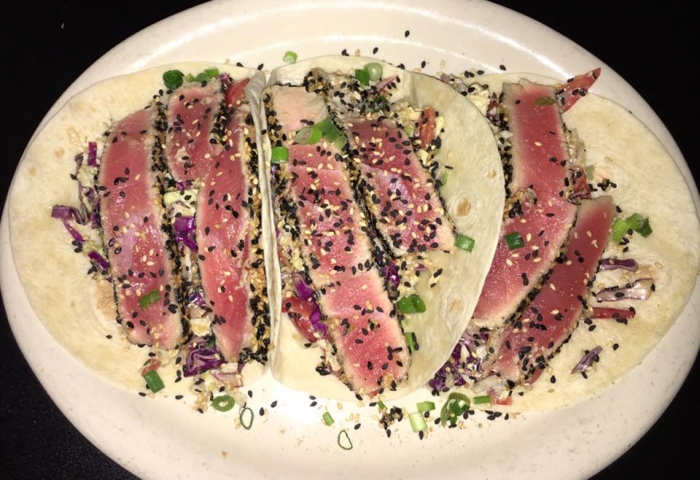 The Broken Barrel Tavern Tuna Tacos