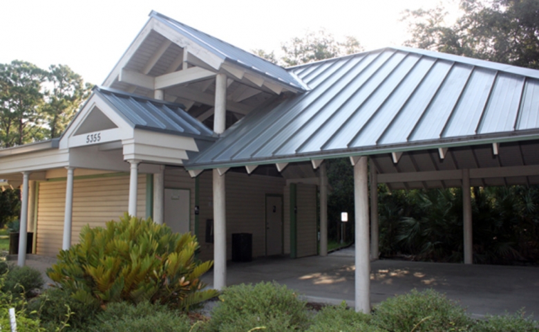 Riverwalk Nature Center Restroom Exterior