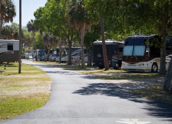 Space Coast RV Resort RV Parking