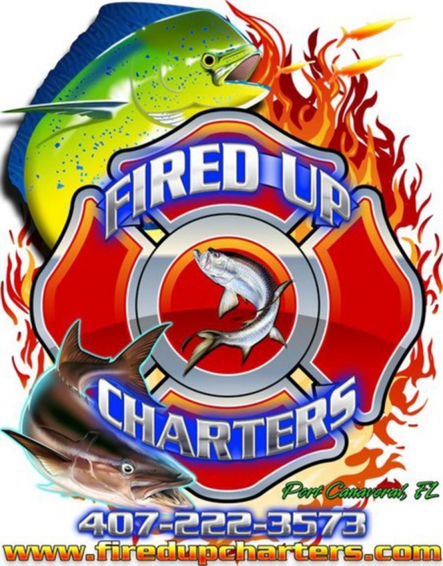 Fired Up Fishing Charters Logo
