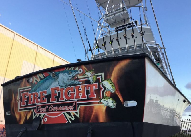 Fired Up Fishing Charters Aft
