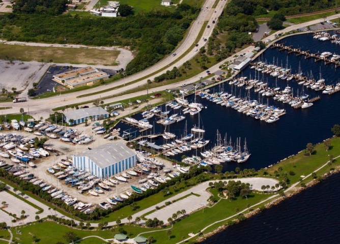 Westland Marina from the Air