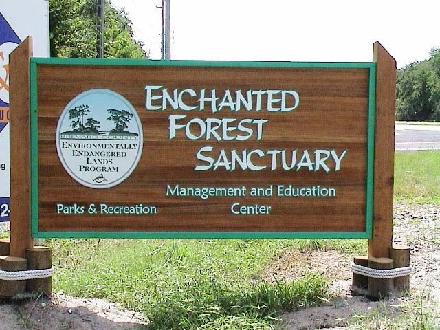 Enchanted Forest Outdoor Sign
