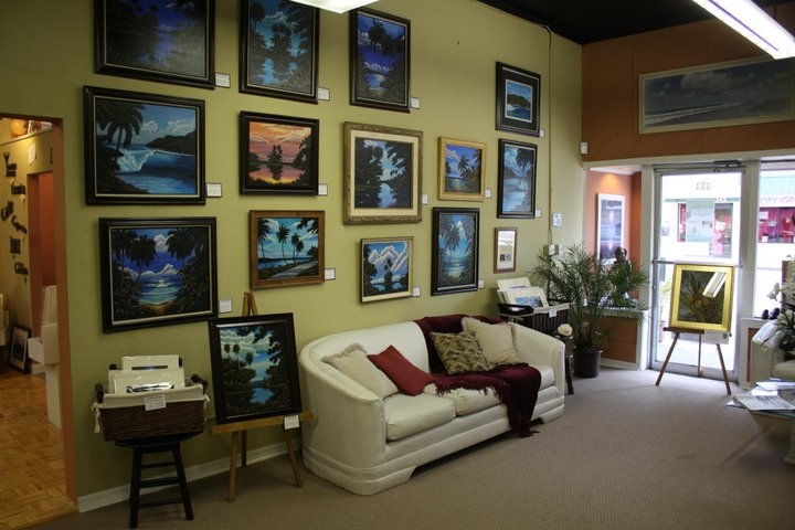 Downtown Gallery Internal View of Framed Photos