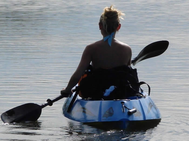 Fin Expeditions Kayaking Woman Kayaking