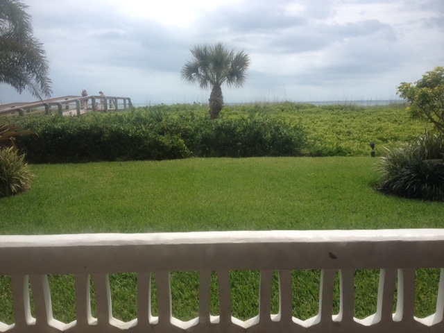 Balcony view from a vacation rental from Edwards Realty