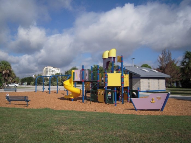 The playground at Lee Wenner Park in Cocoa, FL