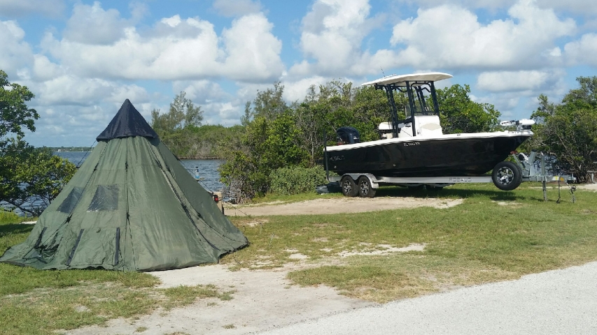 Camp site at Long Point Park & Campground