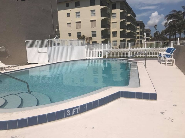 The pool at the Seagull Beach Club