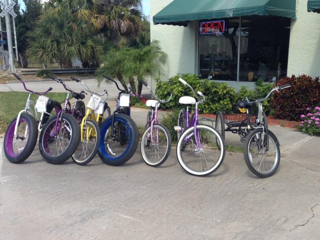 Infinity Bike Shop Bikes Outside