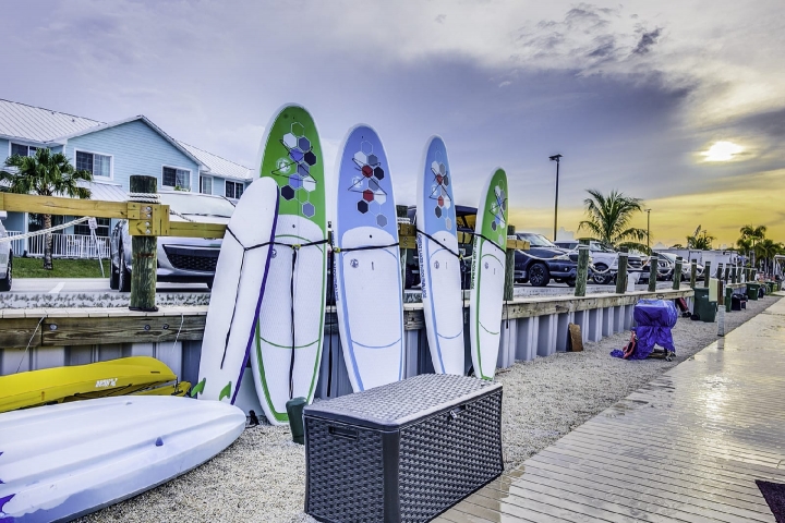 Stand-up Paddleboard rentals from The Cove at Cape Crossing in Merritt Island, FL