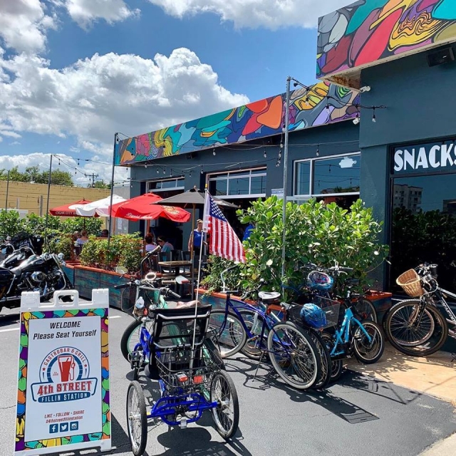 The exterior at 4th Street Fillin Station in Cocoa Beach, FL