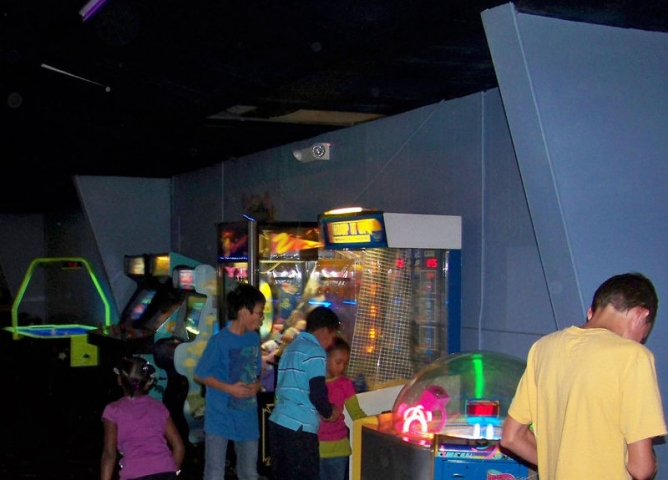 Galaxy Skateway Kids Playing Arcade Games