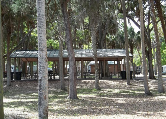 Manatee Hammock Park Covered Picnic Tables