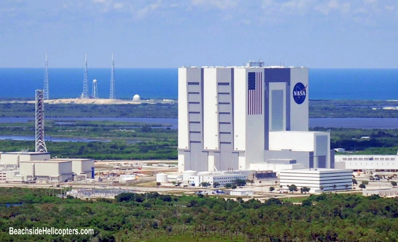 Beachside Helicopters Along Kennedy Space Center