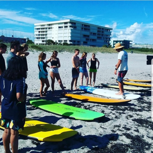 A1A Beach Rentals Surf Lessons on Land