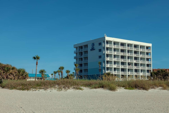 Best Western Cocoa Beach View from Beach