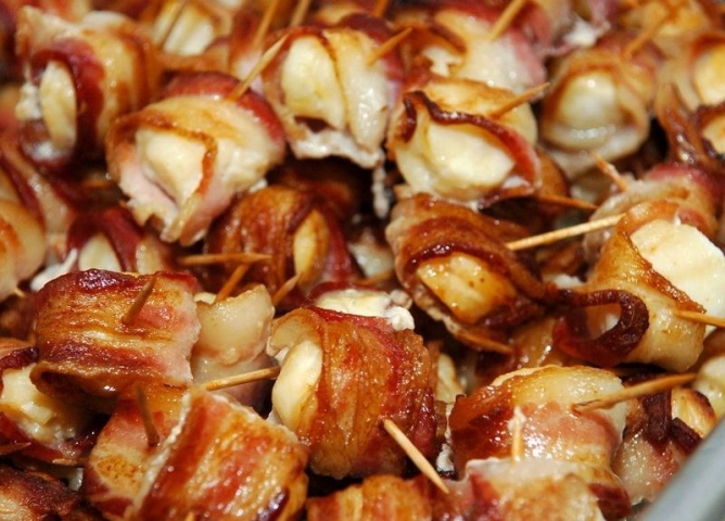 A Chef's Touch Catering Bacon Wrapped Scallops