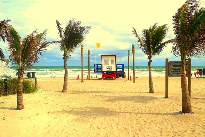 Downtown Cocoa Beach Beach View