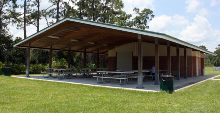 Mitchell Ellington Park Covered Picnic Tables