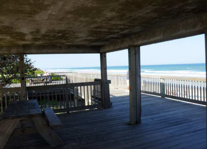 Bicentennial Beach Park Covered Picnic Table