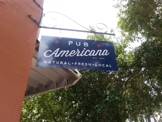 Pub Americana Outdoor Sign