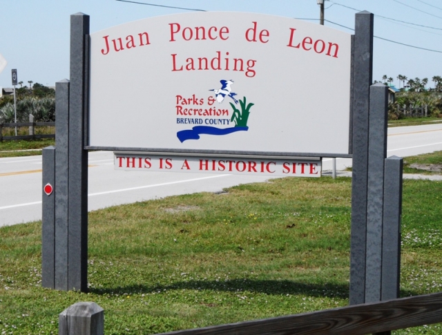 Juan Ponce de Leon Landing Outdoor Signage