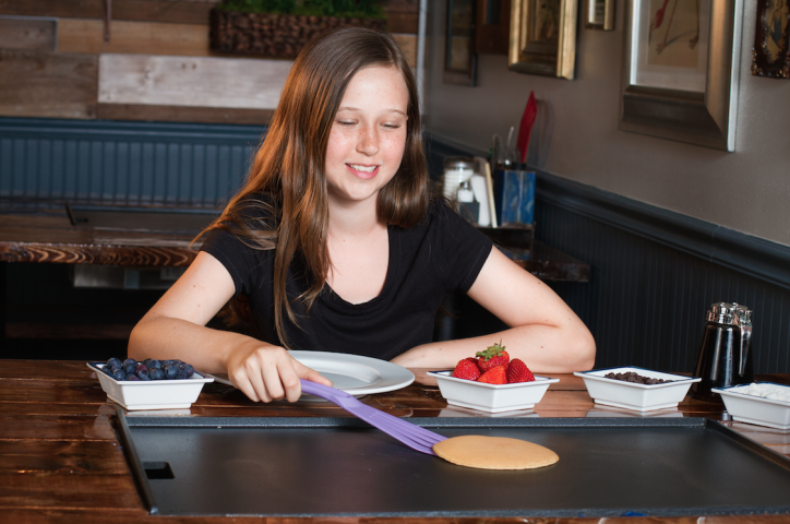 Backwater Child Flips a Pancake