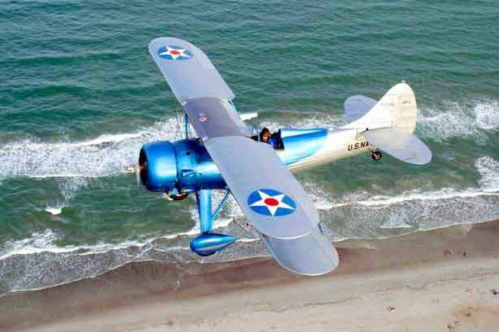 Florida Air Tours Biplane in Air