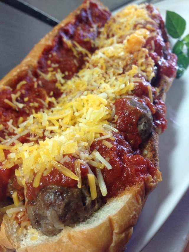 Chez Quan's Meatball Sandwich