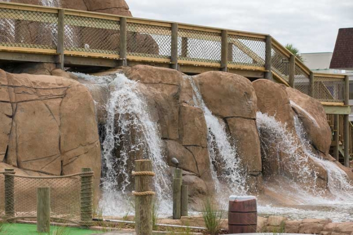 Lighthouse Cove Mini Golf Waterfalls