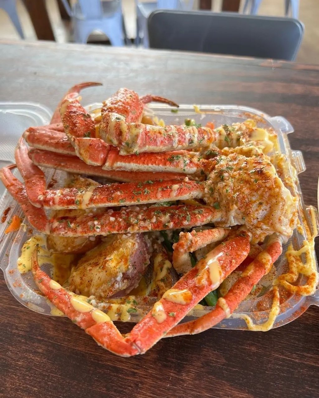Crab Boil from Q's Crackin Crab in Cocoa Beach