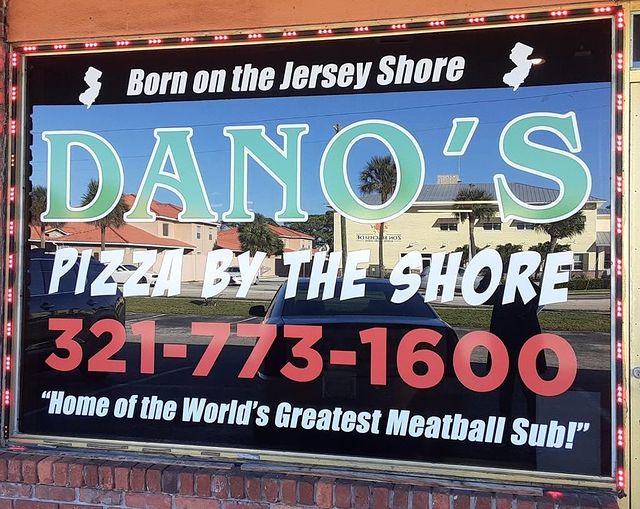 Dano's Pizza by the Shore Logo