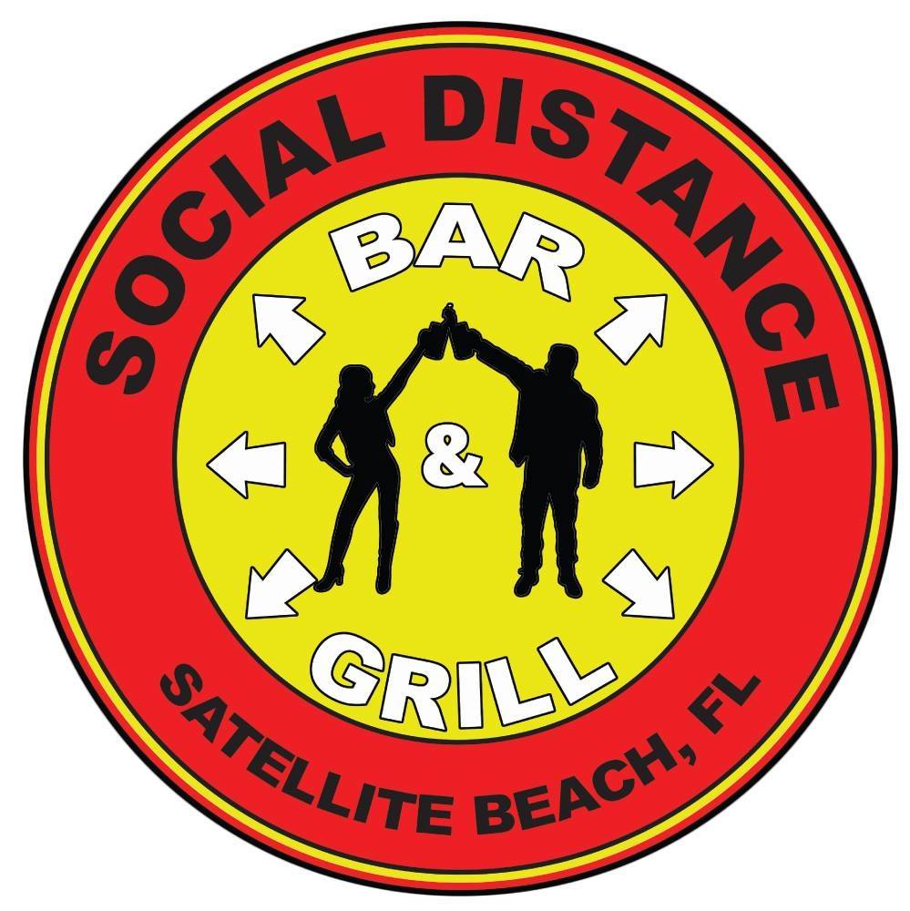 Social Distance Bar and Grill Logo