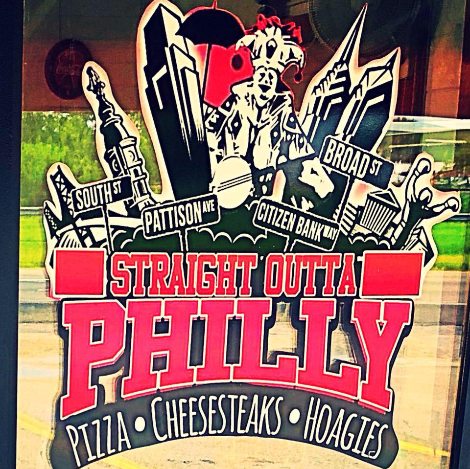 Straight Outta Philly Door Sign