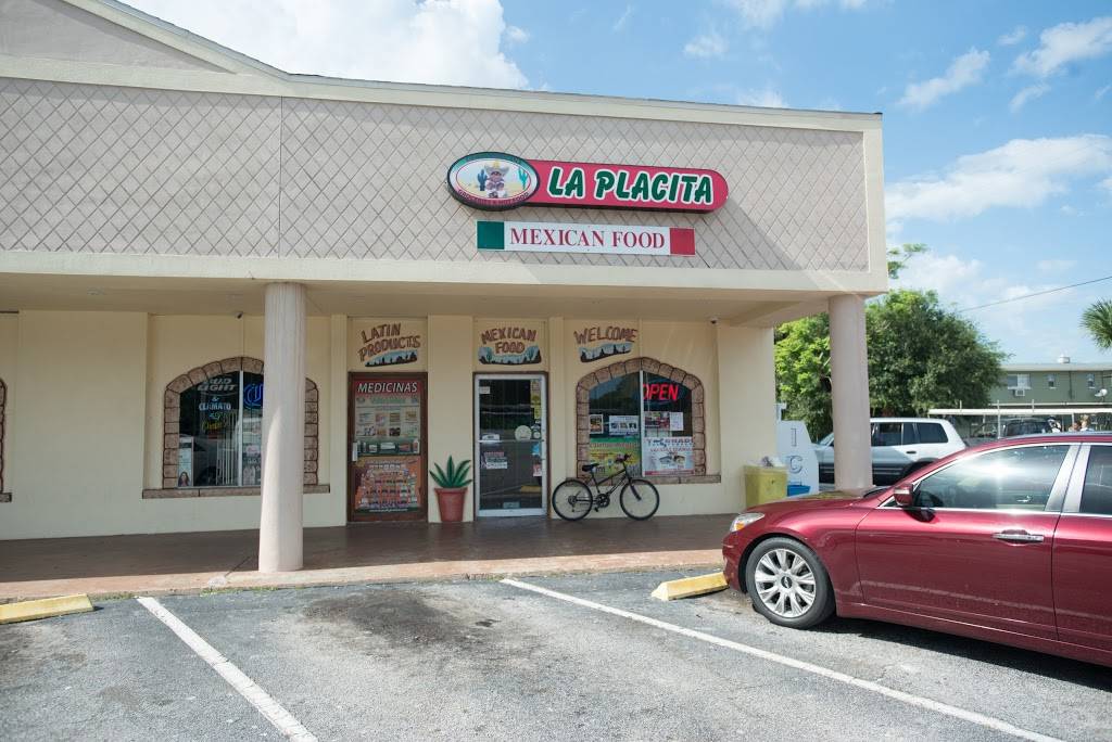 La Placita Storefront from Parking lot