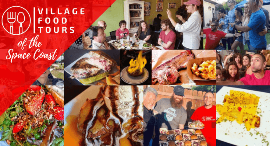 Village Food Tours of the Space Coast collage of food