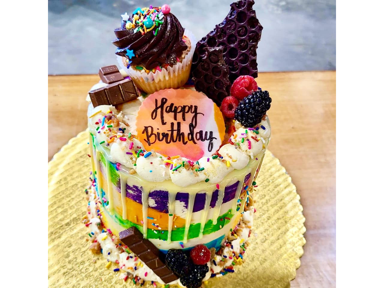 Djon's Village Market Birthday Cake