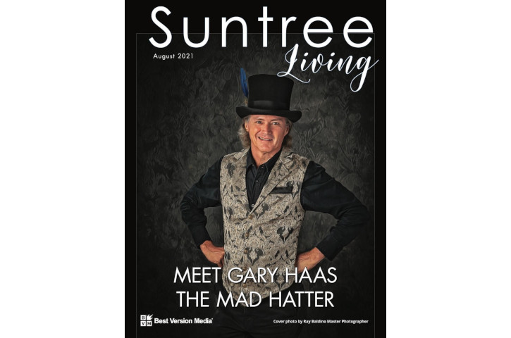 Gary on the cover of Suntree Living