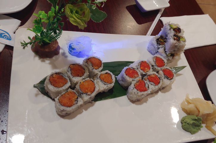 Various maki rolls from Ako Sushi 01