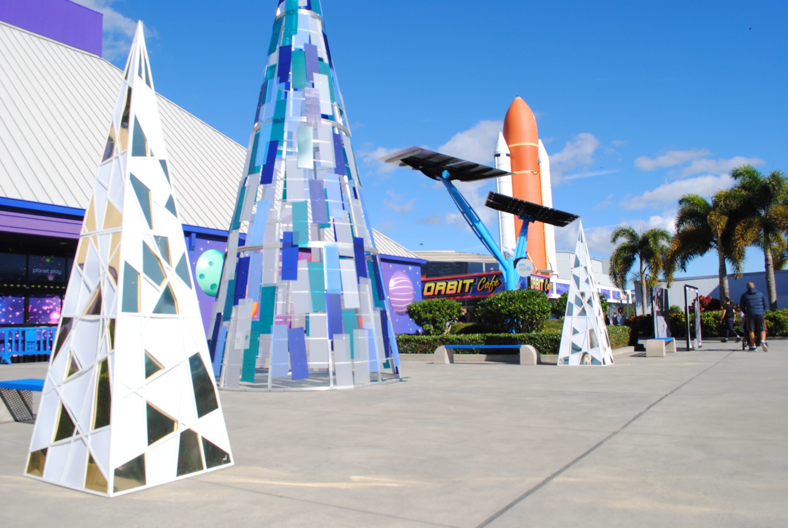 Christmas trees at Kennedy Space Center