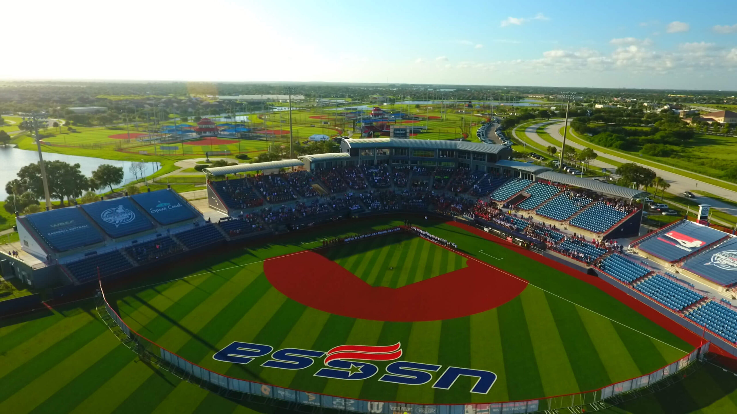USSSA Stadium from the air