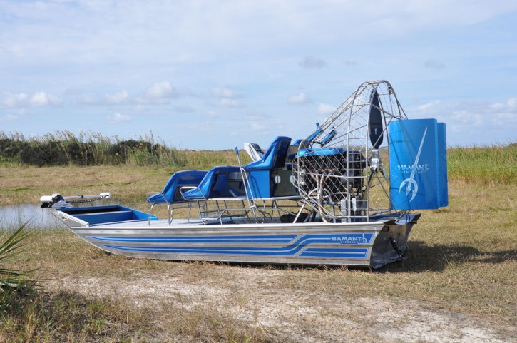Airboat on land