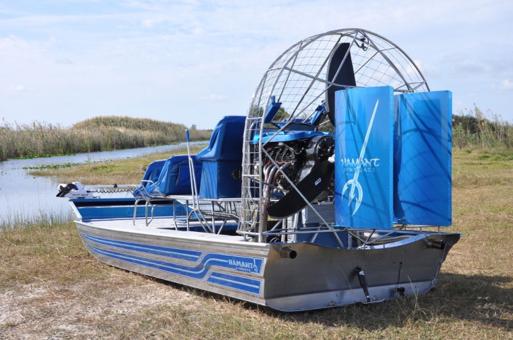 Airboat near water