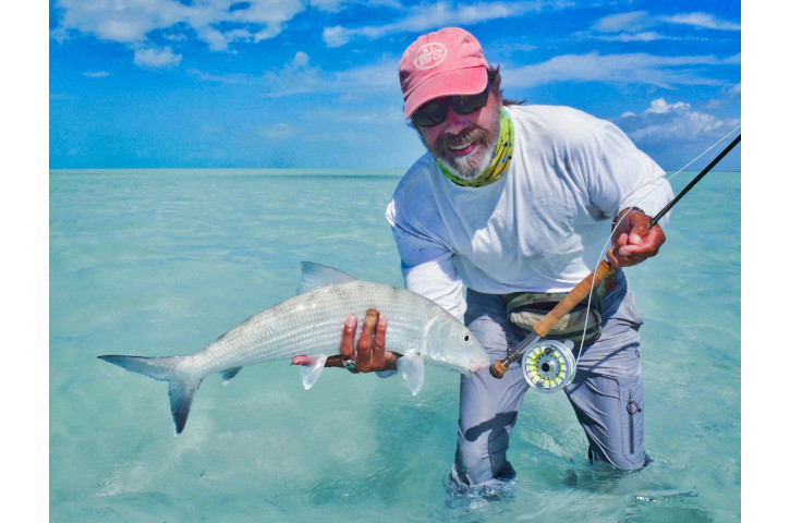 Captain Frank holding a fish