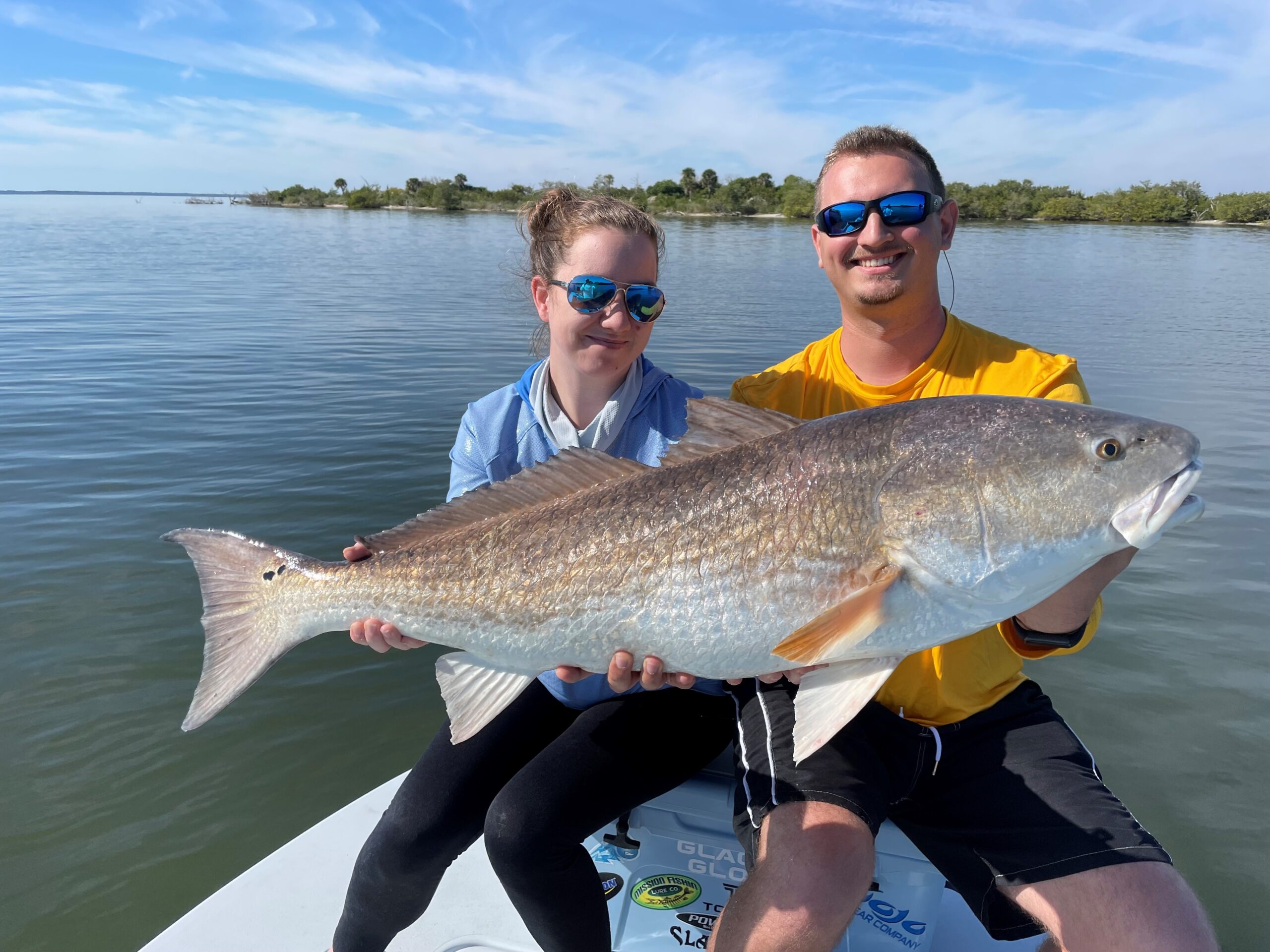 couple with redfish